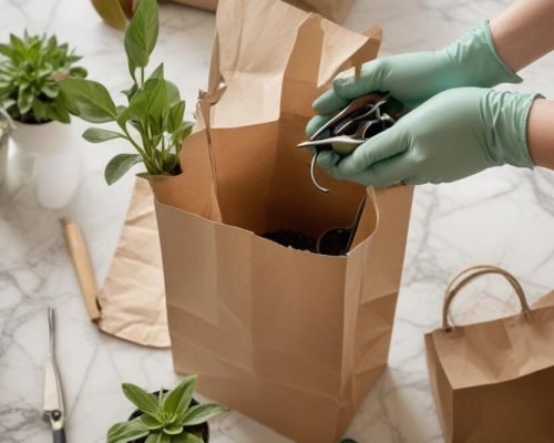 using sustainable packaging for gardening